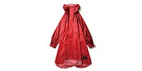 KiU K163-927 KiU NEW STANDARD RAIN PONCHO レッド×レッド