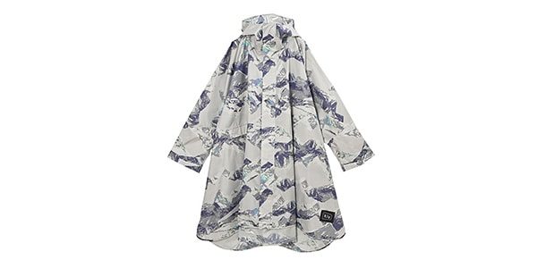 KiU / K404-520 Standard Rain Poncho 2ND Sierra Gray