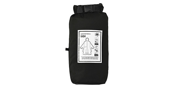 KiU / K404-900 Standard Rain Poncho 2ND Black画像2