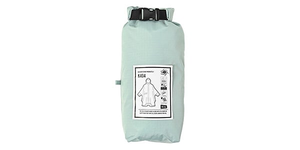 KiU / K404-926 Standard Rain Poncho 2ND Smoky Mint画像2