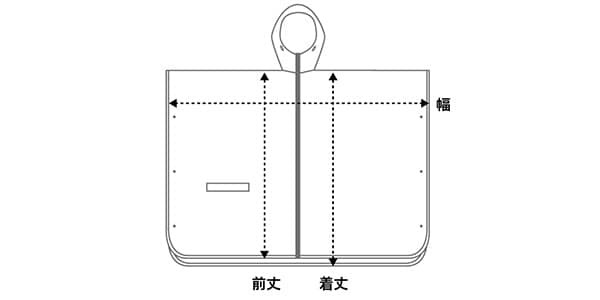 KiU / K405-360 レインポンチョ 2ND ブライトタイガー画像3