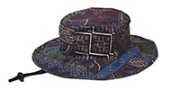 KiU / K428-508 UV & RAIN Packable Safari Hat 2ND Ethnic Patchwork