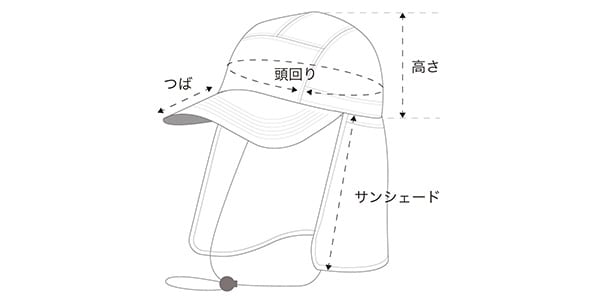 KiU ( キウ )  / K429-900 サンシェードジェットキャップ 2ND ブラック画像3