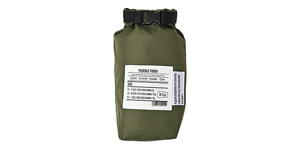 KiU / K461-906 Packable Pouch Set 2ND Khaki画像2