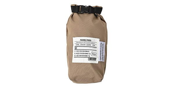 KiU / K461-911 Packable pouch set 2ND beige画像2