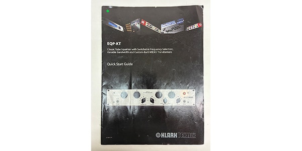 KLARK TEKNIK ( クラークテクニック )  / 【USED】 EQP-KT イコライザー画像10