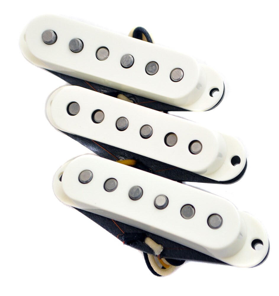 /Jazzy Cat Stratocaster Pickups Parchment