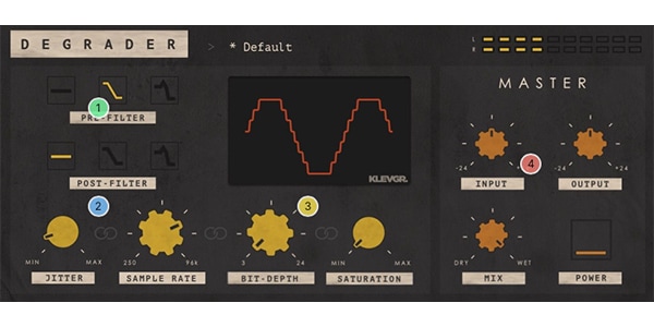 Klevgrand / 	Degrader Resampler & Bit Crusher画像2