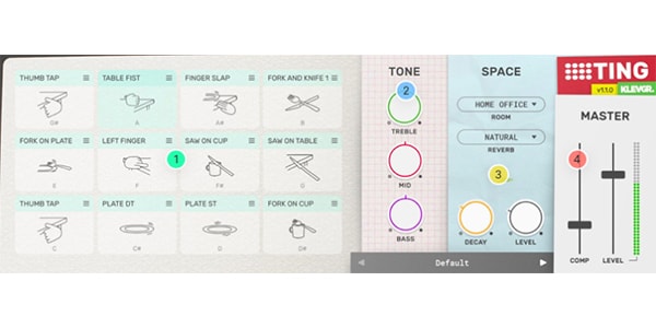Klevgrand / Ting percussion kit sound source画像2