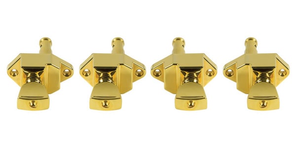 KLUSON / 2 Per Side Vintage Diecast Bass/Banjo Tuning Machines Gold