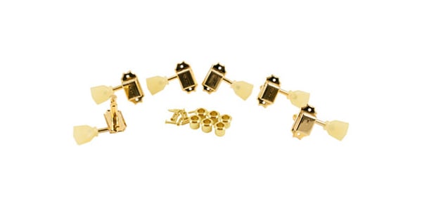 KLUSON / 3+3 - PEARL SINGLE RING - SINGLE LINE Gold [9002]