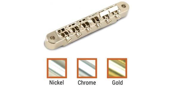 KLUSON / Non-Wired ABR-1 Tune-O-Matic Bridge Brass Nickel [9059]画像2