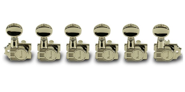 KLUSON / Kluson Revolution 6 In Line Staggered Posts Nickel