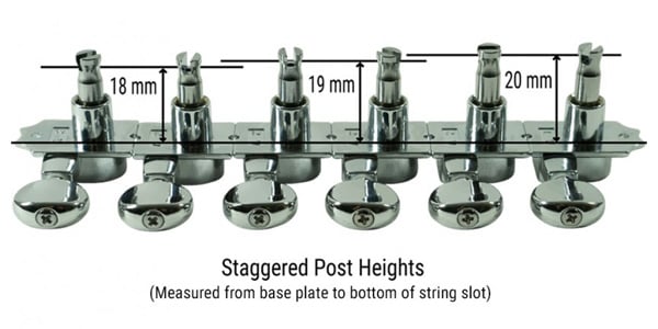 KLUSON / Kluson Revolution 6 In Line Staggered Posts Nickel画像2