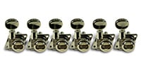 KLUSON / F-Mount Locking Revolution 6 In Line Staggered Posts Nickel