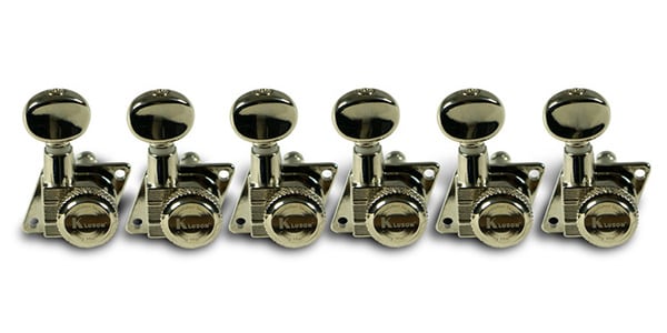 KLUSON / F-Mount Locking Revolution 6 In Line Staggered Posts Nickel