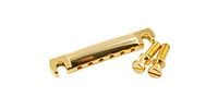 KLUSON LIGHTWEIGHT STOP TAILPIECE ALUMINUM GOLD