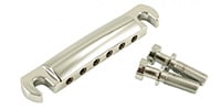 KLUSON LIGHTWEIGHT STOP TAILPIECE ALUMINUM NICKEL