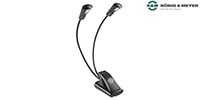 K&M / 12243 譜面台ライト Double LED Flex Light
