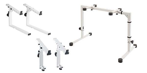 K&M / 18810 キーボードスタンド Omega White 3段積みセット