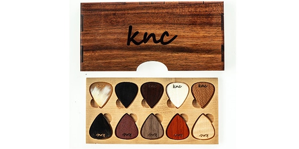 Knc Picks / 10 Picks Pack with Wooden Box - 10 Pack Guitar Picks画像3