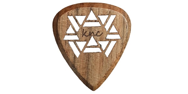 Knc Picks / Grippytron Walnut Guitar Pick (3mm)