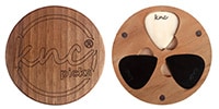 Knc Picks / Metal Set (3 Picks) with Wooden Box - 3 Pack Guitar Picks