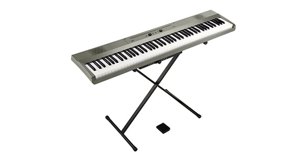 L1SPMSILVER electronic piano, 88 keys, light touch, 8 tones 