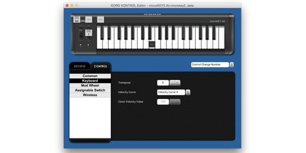 KORG ( コルグ ) microKEY2-61 AIR MIDIキーボード ワイヤレス 61鍵