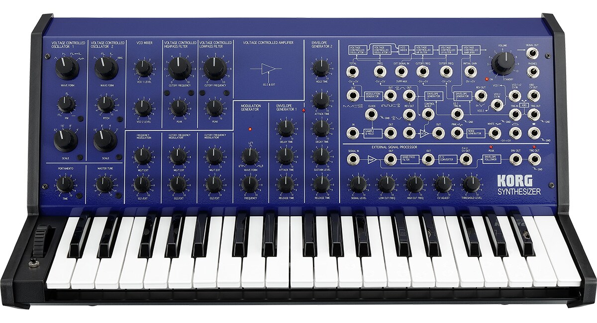 KORG/MS-20 FS BLUE　モノフォニック・シンセサイザー