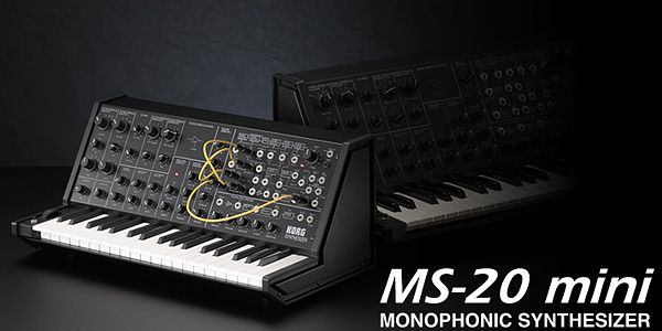 86%ミニチュア・サイズのMS-20。 MIDI IN端子とUSB端 子を搭載 