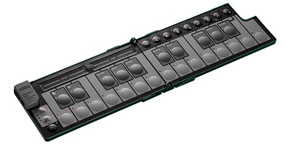 KORG / nanoKEY Fold Alpine Green 折りたたみMIDIコントローラー画像2
