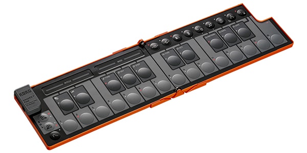KORG / nanoKEY Fold Lava Orange 折りたたみMIDIコントローラー画像2