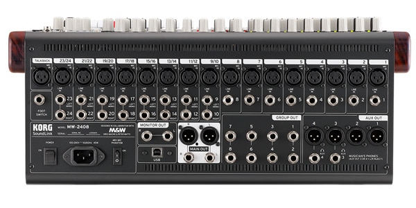 KORG ( コルグ )  / MW-2408 ハイブリッドアナログ/デジタルミキサー画像2
