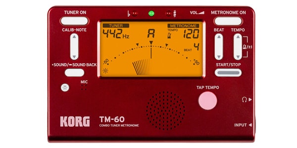 KORG / TM-60-RD チューナーメトロノーム