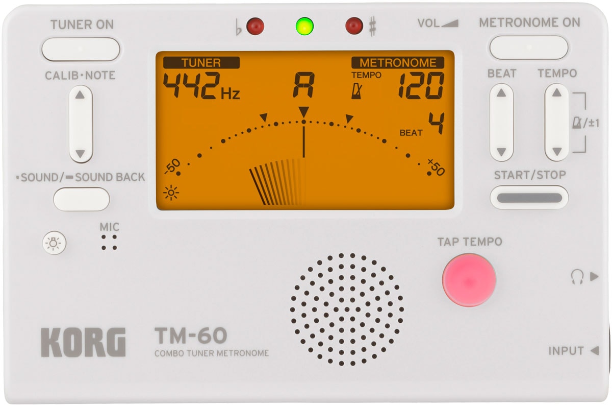 KORG/TM-60-WH チューナーメトロノーム