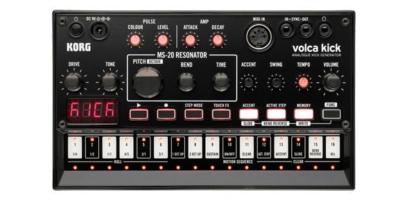 VOLCAKICKシンセサイザー、アナログキックジェネレーター 送料無料