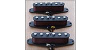  S-5 Scooped Mid Range Stratocaster Pickups Parchment