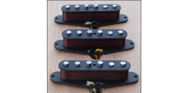 /S-5 Scooped Mid Range Stratocaster Pickups Black