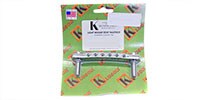 KLUSON LIGHTWEIGHT STOP TAILPIECE ALUMINUM CHROME