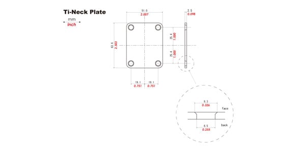 KTS ( ケーテｨーエス )  / Titanium Neck Joint Plate画像4