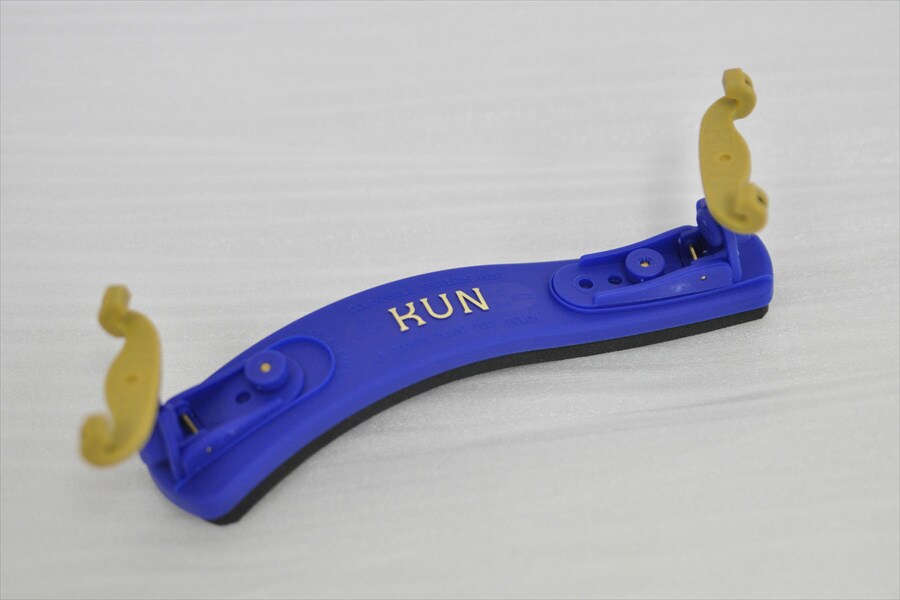 ＷＥＢ限定カラー有 KUN バイオリン肩当て Collapsible Mini 1/4-1/16 Blue