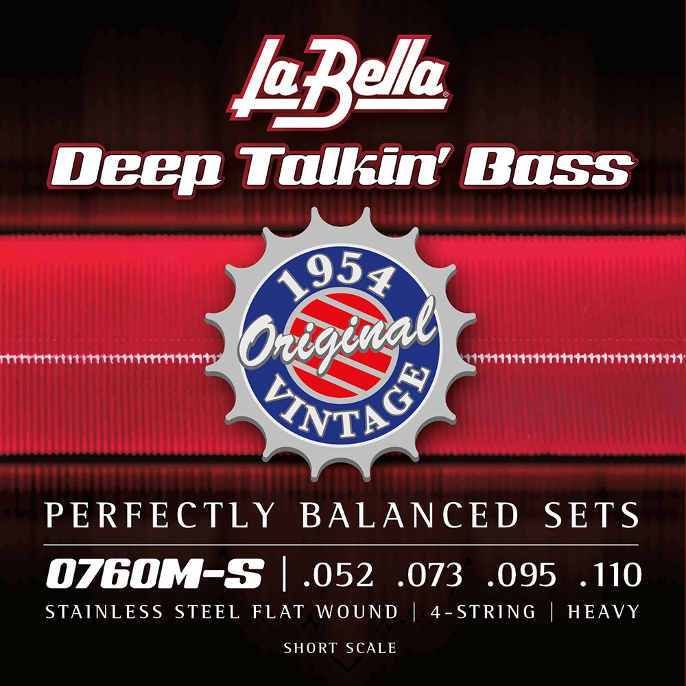 LA BELLA/0760M-S Deep Talkin’ Bass, 1954 Style Short Scale