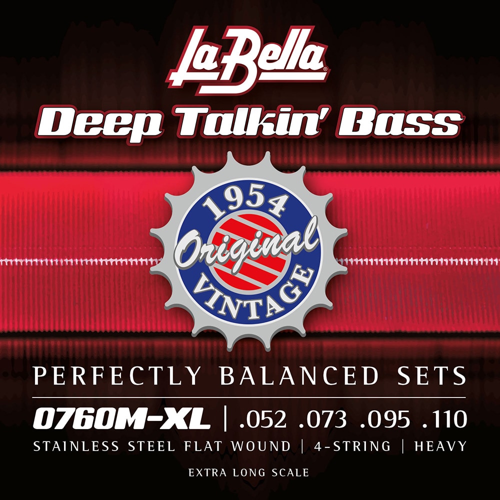 LA BELLA/0760M-XL Deep Talkin’ Bass, 1954 Style Extra Long Scale