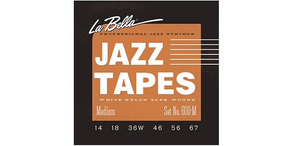 La Bella / 600M White Jazz Tapes - Medium 14-67