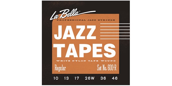 La Bella / 600R White Jazz Tapes - Regular 10-46