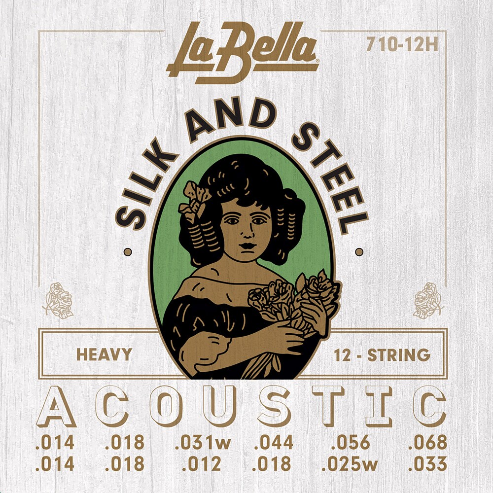 LA BELLA/710-12H 12-String Silk & Steel - Heavy