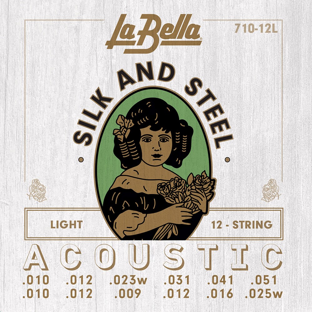 LA BELLA/710-12L 12-String Silk & Steel - Light