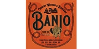 LA BELLA 730M-BE 5-String Banjo, Medium, Ball-Ends