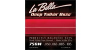 LA BELLA 750N Black Nylon Tape Light 50-105 ベース弦